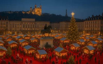 Activités pour les enfants sur le marché de Noël de Lyon : ateliers créatifs et manèges