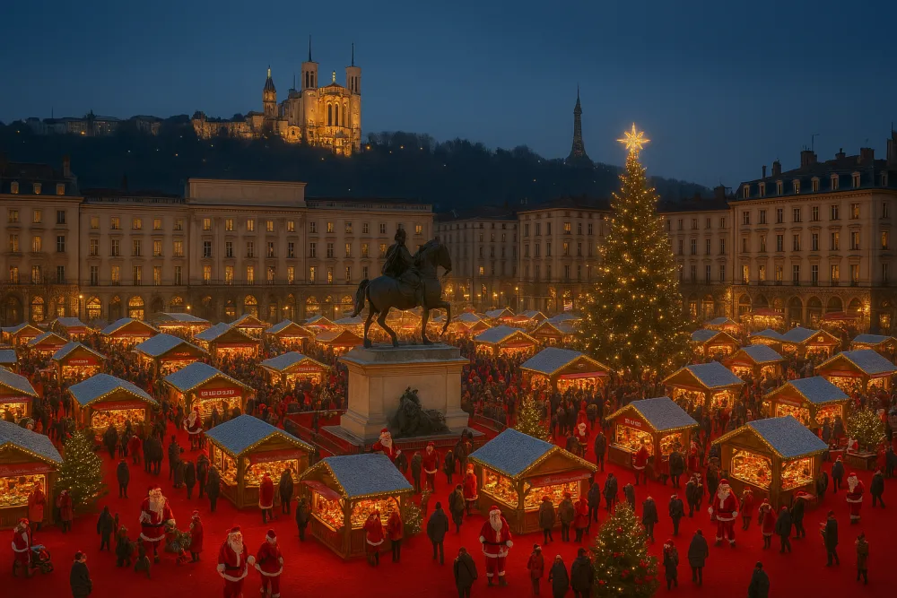 Activités pour les enfants sur le marché de Noël de Lyon : ateliers créatifs et manèges